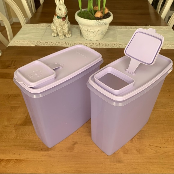 Tupperware Kitchen Two Tupperware Cereal Container Poshmark
